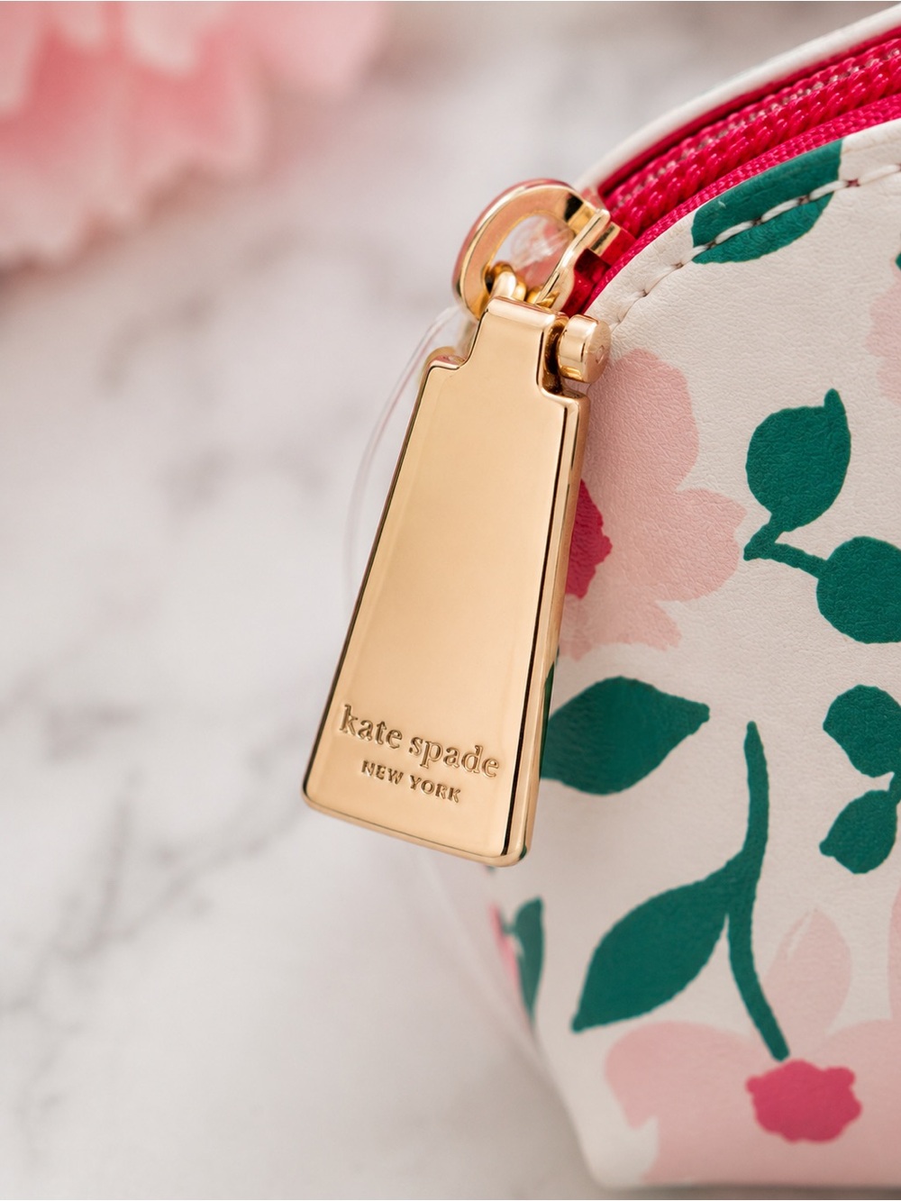 Kate Spade ♠️ Floral Pencil Case Ruler Eraser Sharpener Set NWT - Picture 5 of 6